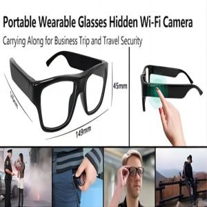 China Wearable Wearable WIFI Video Glasses FHD 1080P 30FPS Vlog Camera Recorder factory