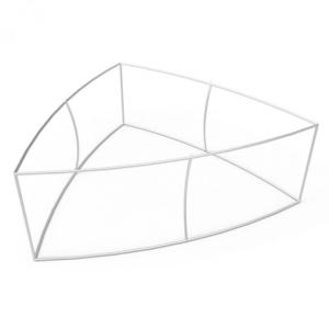 China Triangle Shape Ceiling Sign Hanging Hardware Tension Fabric Hanging Signs factory