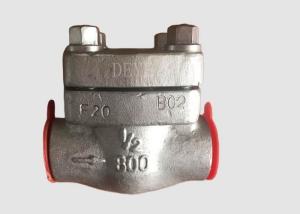 China Forged Steel Stainless Steel 316 304 Duplex SS Check Valves With BW Ends Threaded Ends CVC-0800-1-2 factory