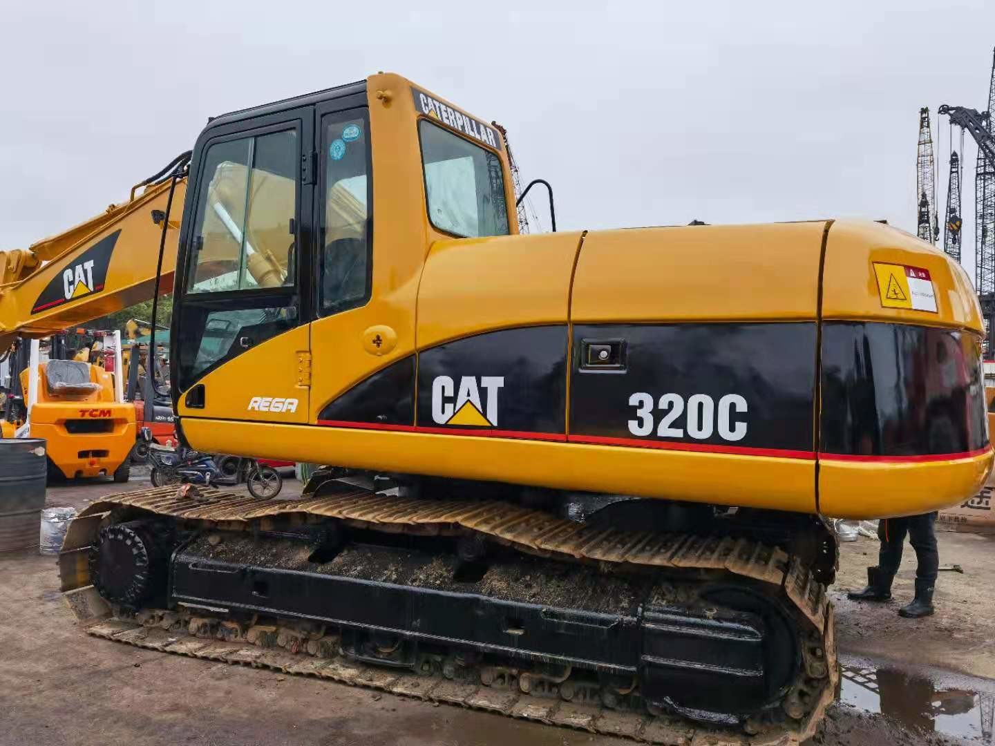 Japan 20 Ton Cat 320C Used Track Excavator Accessories