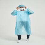 Attached Hood 50Gsm Disposable Ppe Gowns