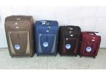 600D Two Tone Twill Eva Trolley Luggage 4 Piece Set 2 Wheels For Travelling