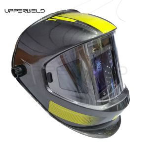 China Auto Darkening Welding Helmet with Welding Torch and Lightweight Hemispherical 4C Lens factory