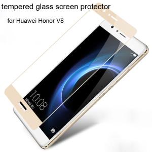China Huawei Honor V8 Honor V8 top quality tempered glass screen protector Clarity full screen factory