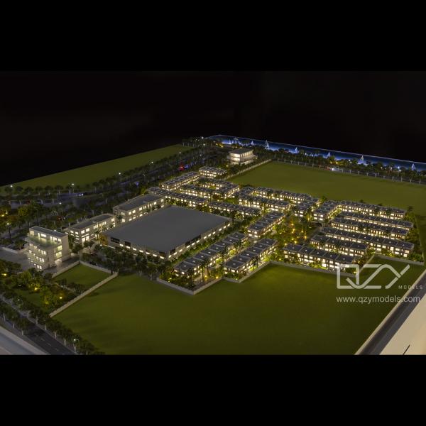 China Villa model - Morocco LESS TOURS BALZAC SA - 1:250 Ocean Villas-Residencial factory