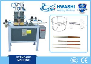 China 25mm Stroke Butt Welding Equipment , Round Iron Ring Automatic Butt Welder Hwashi factory