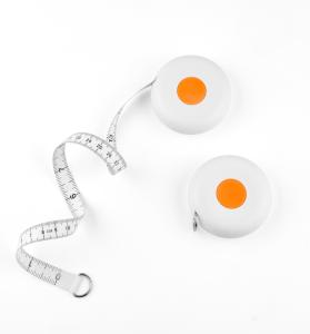 China 8 Inches Custom Printed Retractable Tailor Body Height Waterproof Tape Measure Flexible Material Fitness Measurement factory