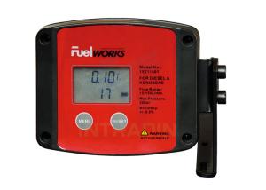 China Oval Gear Inline Fuel Flow Meter 10 - 100 LPM Flow Rate 15 Meters factory