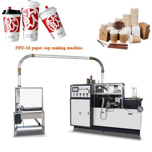 China Doubel Pe Coate Blank Or Printed 85 Pcs Coffee Tea Paper Cup Making Machines factory