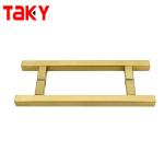 11 Inch Puxadores para Porta de Vidros Stainless Steel Brushed Gold Door Pull