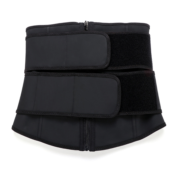 Double Belt and 7 Steel Bones Latex Waist Trainer for Women in Plus Size from HEXIN