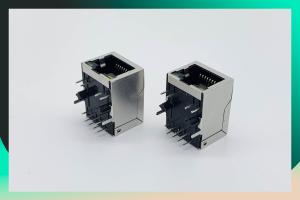 China 1X1 POE 10/100BASE-TX RJ45 Jack With Magnetic Module factory