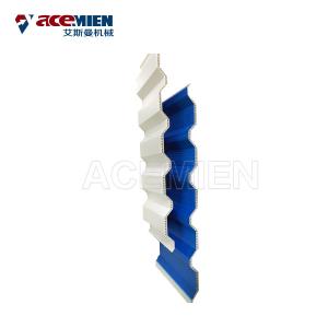 China Double Layer Corrugated Roof Sheet Making Machine PVC Roofing Wall Panel factory