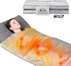 China 2 Zone Far Infrared Spa Heated Thermal Blanket Multifunctional factory
