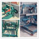 Woodworking Machinery Mobile Diesel Hardwood Cutting Portable Band Sawmill