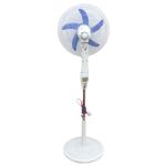 AC DC Operated Oscillation 3 Speed Cooling Stand 16 Inch Floor Fan Rechargeable
