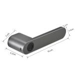 Digital Biometric Smart Fingerprint Door Lock Aviation Aluminium Alloy For