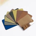 Decorative 8K Mirror Color Stainless Steel Sheet PVD Coating Customized