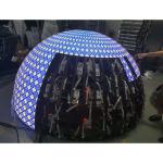 Full color 360 Degree Cylinder LED Display Outdoor Column curve Screen