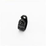 Black JY-28 Metal Pipe Clips Zinc Plated SPCC Metal Tube Clips