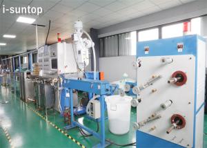 China LSZH PVC Optic Fiber Cable Tight Coating / Jacketing / Extrudering Line For Tight Buffer Cable factory