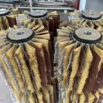 Wood Sisal Sanding Paper Polish Brush For Wooden Grinding Polishing Roll Roller