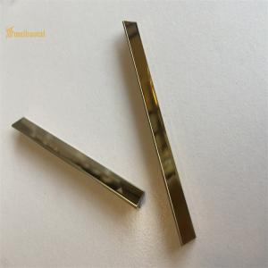 China 0.7MM Thickness 304 Stainless Steel Tile Trim Black Mirror Finished factory