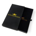 Varnish Surface Finish Drawer Packaging Box For Black Ring Necklace Bracelet