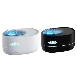 China Led Light 7 Colors Fire Flame Humidifier 350ml Diffuser Machine factory