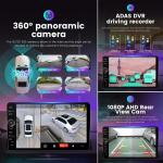 9 Inch 2 Din Android Car Radio with Carplay 4G GPS Navigation DVD Player Metal
