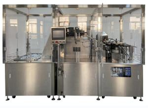 China Automatic Plastic Disposable Prefilled Syringe Gel Filling Capping Machine factory