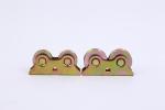 heavy duty double bearings two-wheels sliding gate sliding gate roller wheel
