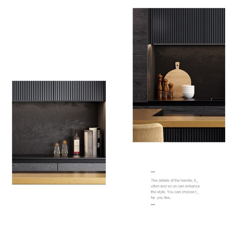 Cuisine 600mm Matt Kitchen Cabinets With Built In Glass Oven