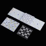 50x50mm SMD 3030 Led Lens , 12 In 1 Led PC Lens For High Bay Light