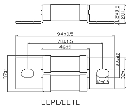 High Rupturing Capacity Fuse British Standard Fuses UL Certified BS88 Fuse Made in China