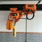 Hand Pulled Small Tonnage Chain Electric Crane Hoist For Beam Crane