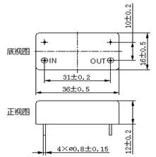 China Reactor LST 124.8Mhz 70B 3dB Crystal Filter factory