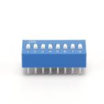 24VDC 8 Position Slide Type DIP Switch ,25mA