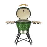 24 Inch Portable Multifunctional European And American Green Ceramic Barbecue