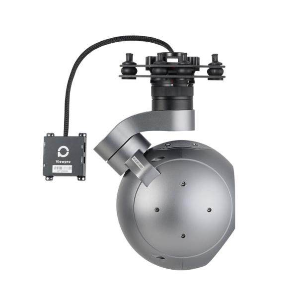 30x EO+IR AI Object Tracking Gimbal Camera in operation