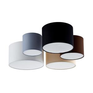 China E14 Drum Ceiling Lamp Shade PS Inner Chandelier Lamp Shades Set Of 6 factory