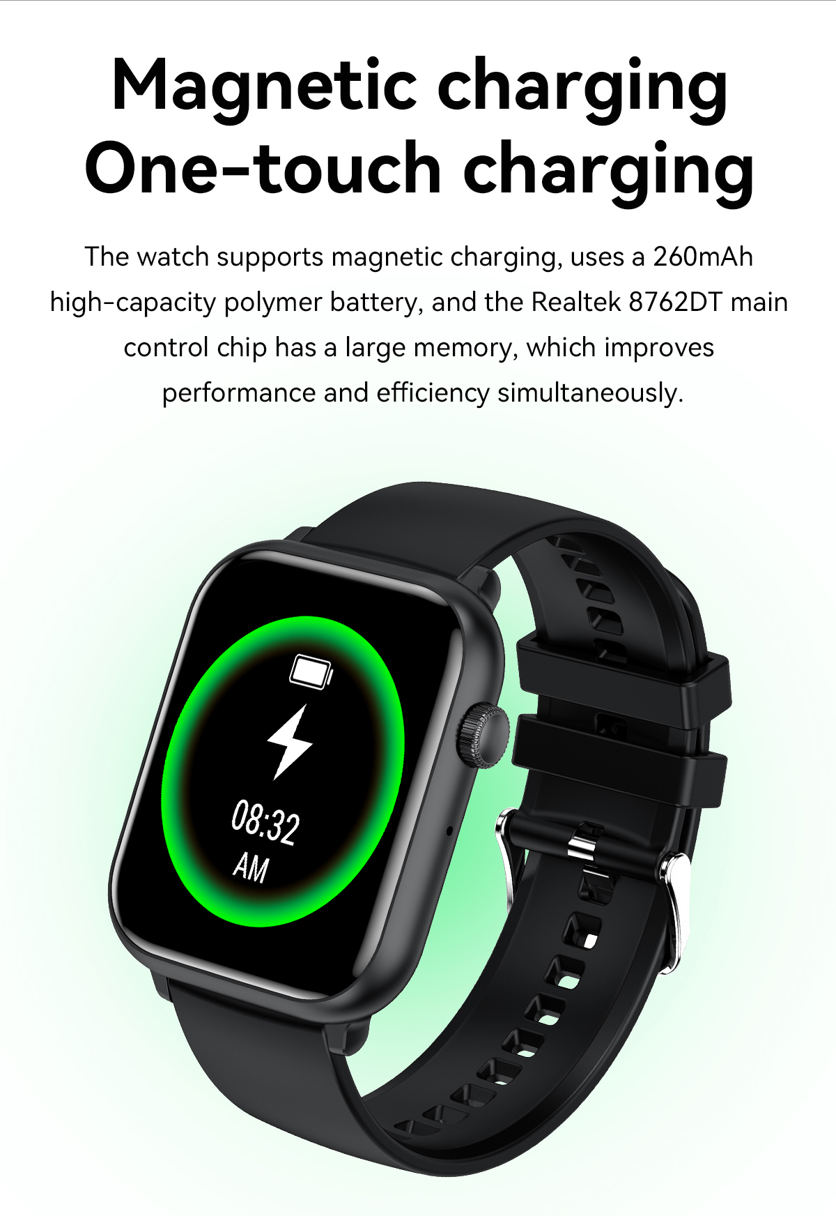 HK27 Bluetooth Smart Watch Fitness Tracker 1.78" HD Touch Screen BT Call NFC Heart Rate For Men Women