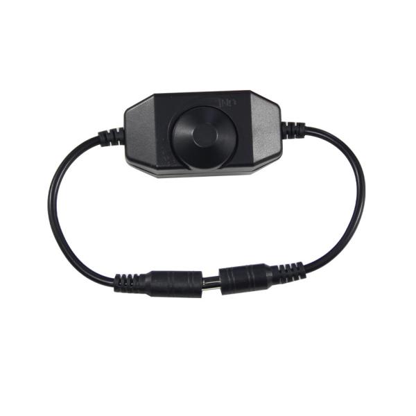 China DC Power Cable Male to Female with Dimmer Switch 5.5x2.1mm factory