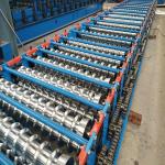 Galvanized Widespan Roof Sheet Roll Forming Machine Feeding Width 1219mm