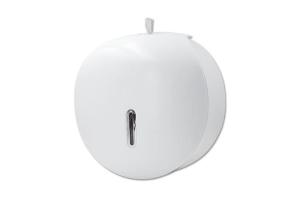 China White Jumbo Roll Tissue Dispenser , Plastic Jumbo Toilet Tissue Dispenser factory