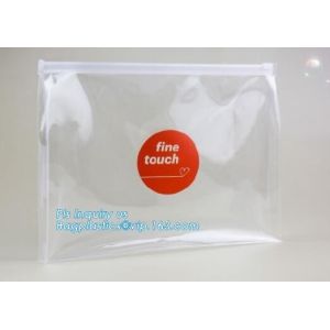 frosted zipper lock slider packing bag, cosmetic tool packaging sliding zipper