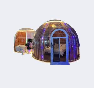 China High-Quality Transparent Bubble Room Hotel Luxury Dome Polycarbonate Dome House For Homestay Camping factory