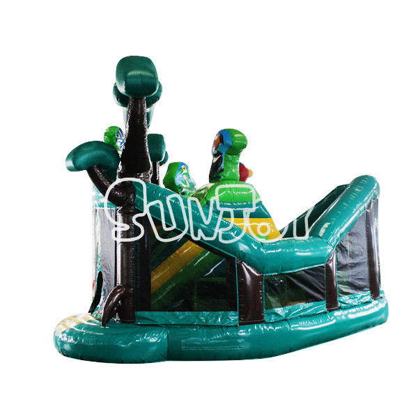 Jungle Playground Bouncy Castle Slide Inflatable Play Park