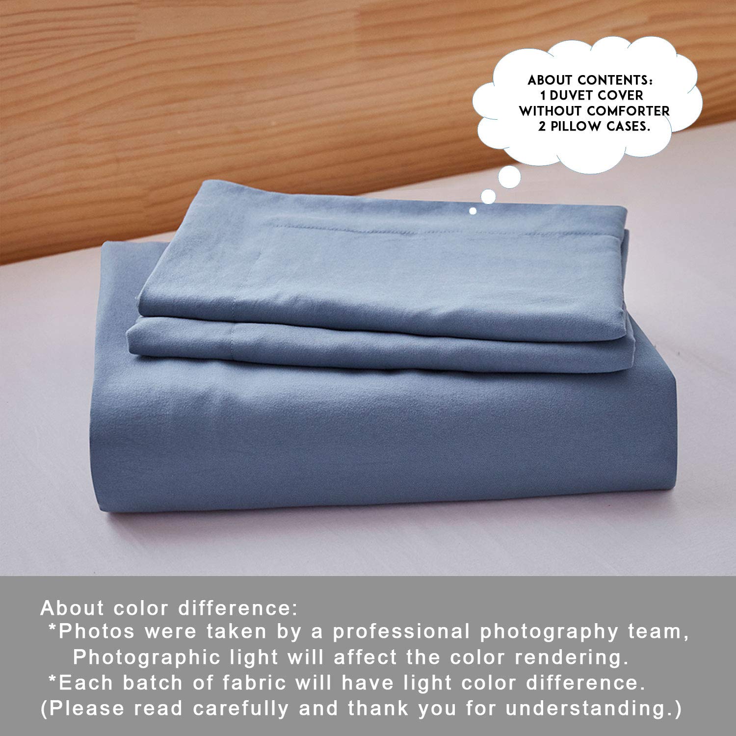 200TC Thread Count Custom Colorful Hotel Bed Sheet Comforter Set with Cotton Filling