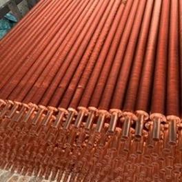 China DELLOK Cupronickel fin tube,finned copper tube,brass fin tubes for heat exchanger,Condenser,Evaporator factory